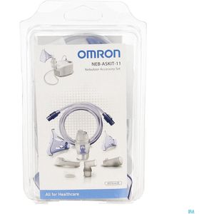OMRON - YearPack - Accessoireset voor Inhalator - - Inclusief Vernevelset, Maskers, Slang, Adapter