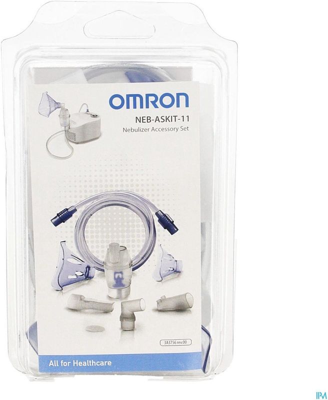 OMRON - YearPack - Accessoireset voor Inhalator - - Inclusief Vernevelset, Maskers, Slang, Adapter