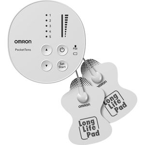 OMRON PocketTens Tens Apparaat - Elektrodentherapie - Elektroden Tens Spierstimulatie - Verlicht Spier & Gewrichtspijn – Gemakkelijk mee te nemen
