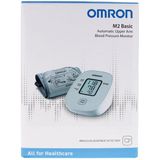 Omron - M2 Basic - Bloeddrukmeter - Bovenarm - Wit - Geheugen voor 30 Metingen