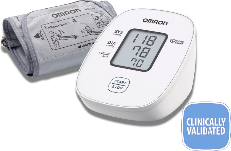OMRON X2 Basic - Bloeddrukmeter Bovenarm - Klinisch Gevalideerd - 5 Jaar Garantie