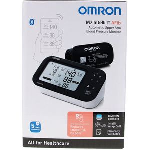 Omron - M7 Intelli IT - Bovenarm Bloeddrukmeter - Wit - Volautomatisch