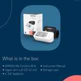 Omron M6 Comfort - Bloeddrukmeter Bovenarm - Aanbevolen door Hartstichting - Blood Pressure Monitor met Hartslagmeter en AFib - Model 2024