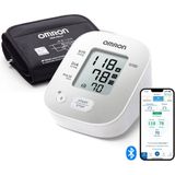 OMRON X2 Smart+ Moniteur tension artérielle supérieure du bras. Tensiomètre intelligent pour un usage domestique avec Bluetooth et application compatible pour smartphones