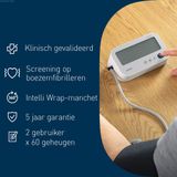 OMRON X3 Comfort - Bovenarm Bloeddrukmeter - Klinisch Geverifieerd - Inclusief Intelli Wrap-manchet - AFib-detectie - 3-voudige Meetfunctie