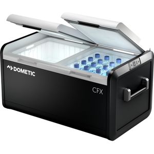 Dometic CFX3 95DZ Dual zone compressor Koelbox - 93L - 12/24/230V - Energieklasse D - zwart/grijs