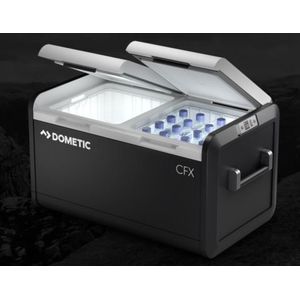 Dometic CFX3 95DZ Dual zone compressor Koelbox - 93L - 12/24/230V - Energieklasse D - zwart/grijs