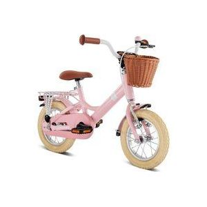 Puky Youke Classic - Kinderfiets - 12 inch - incl. stuurmand - Retro roze - vanaf 3 jaar