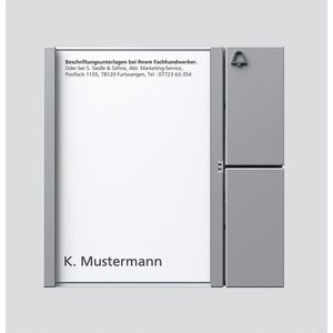 Siedle TM 612-1 SM Tasten-Modul 1 Ruftaste