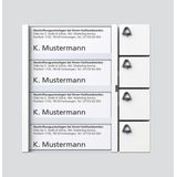 Siedle BTM 650-04 W Tasten-Modul 4 Ruftaste