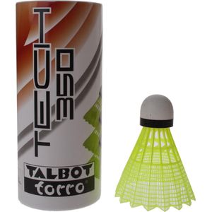Talbot Torro Badminton Shuttles Tech 350 Geel/groen 3 Stuks