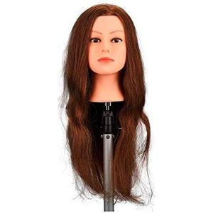 Fripac-Medis Echt Haar Oefenhoofd Haarlengte 60 cm