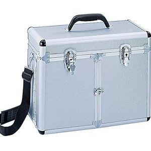 Fripac-Medis Gereedschapskoffer van aluminium met deuren, zilver, koffer, zilver., koffer