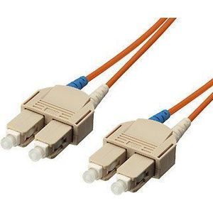 Equip 253320 Glasvezel kabel 10 m SC OM1 Oranje