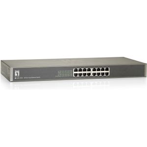 Level One FSW-1650 netwerk-switch Unmanaged Fast Ethernet (10/100) Grijs