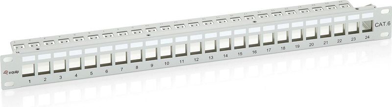 Equip - 767124 - Patch Paneel - Grijs - Metaal - Rekmontage