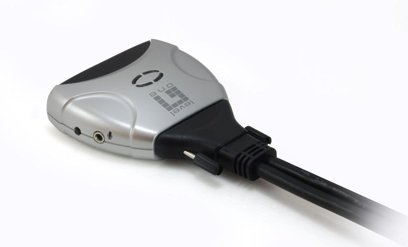 LevelOne KVM-0260 KVM-switch Zwart, Grijs