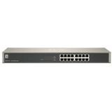 LevelOne GSW-1657 netwerk-switch Unmanaged Gigabit Ethernet (10/100/1000) Zwart, Grijs