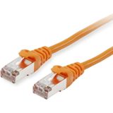 Equip Patchkabel RJ45 S/FTP Cat6 (SSTP) PIMF HF Polybeutel 0,50 m Orange