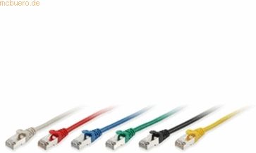 605574 RJ45 Netzwerkkabel, Patchkabel cat 6 s/ftp 5.00 m Orange vergoldete Steckkontakte 1 St. - Equip