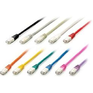 Digital data communication equip CU Patchkabel S/FTP 2xRJ45 Cat.6a rot