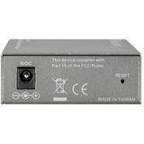 LevelOne FVS-3800 netwerk media converter 100 Mbit/s Grijs