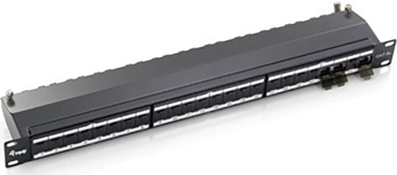 Equip - Cat 6a Patchpaneel - 24 Poorten - Afgeschermd - 19'' 1U