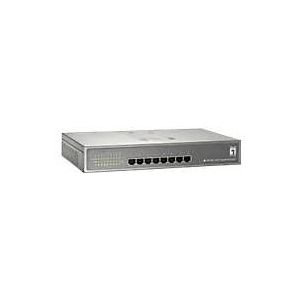 LevelOne GEP-0821 netwerk-switch Gigabit Ethernet (10/100/1000) Power over Ethernet (PoE) Grijs