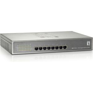 Level One GEP-0821 netwerk-switch Gigabit Ethernet (10/100/1000) Power over Ethernet (PoE) Grijs