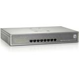LevelOne GEP-0822 netwerk-switch Gigabit Ethernet (10/100/1000) Power over Ethernet (PoE) Grijs