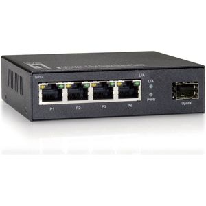 LevelOne GEU-0521 netwerk-switch Unmanaged Gigabit Ethernet (10/100/1000) Grijs