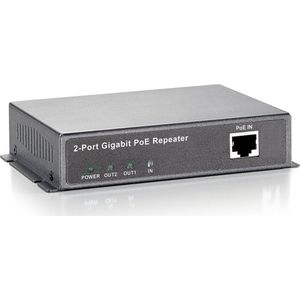 LevelOne POR-0122 netwerkextender Netwerkrepeater Zwart