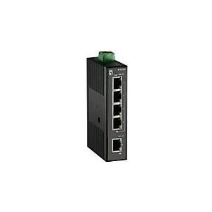 LevelOne IES-0500 netwerk-switch Unmanaged Fast Ethernet (10/100) Zwart