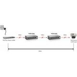 LevelOne POR-0200 netwerkextender Netwerkrepeater Zwart