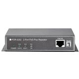 LevelOne POR-0202 netwerkextender Netwerkrepeater Zwart