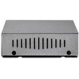 LevelOne GEP-0521 netwerk-switch Unmanaged Gigabit Ethernet (10/100/1000) Power over Ethernet (PoE) Grijs