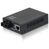 Level One - FVT 2401 Glasvezelconverter - SMF SC - 10/100Base TX RJ 45