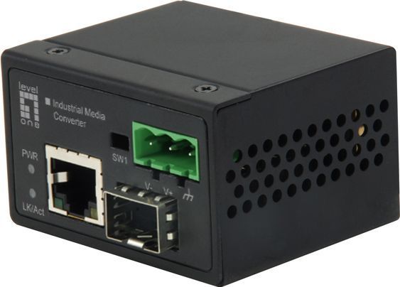 LevelOne - IEC-4000 - Netwerk Converter - 10/100BaseT naar 100Base-FX - Aluminium
