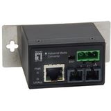 LevelOne IEC-4002 netwerk media converter 100 Mbit/s Multimode Zwart