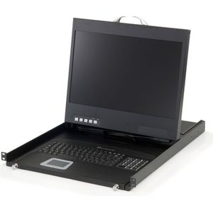 Level One - KVM-8901 - KVM Console - Zwart - 19 inch LCD