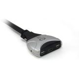 LevelOne KVM-0290 KVM-switch Zwart, Grijs