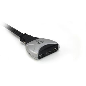 LevelOne KVM-0290 KVM-switch Zwart, Grijs