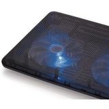 Conceptronic CNBCOOLPAD2F notebook cooling pad 43,2 cm (15.6'') Zwart
