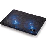 Conceptronic CNBCOOLPAD2F notebook cooling pad 43,2 cm (15.6'') Zwart