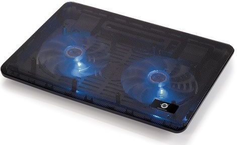 Conceptronic CNBCOOLPAD2F notebook cooling pad 43,2 cm (15.6'') Zwart