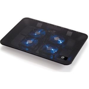Conceptronic CNBCOOLPADL4F laptop cooling pad 39,6 cm (15.6") Zwart