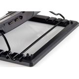 Conceptronic CNBCOOLSTAND1F laptop cooling pad 43,2 cm (17") Zwart