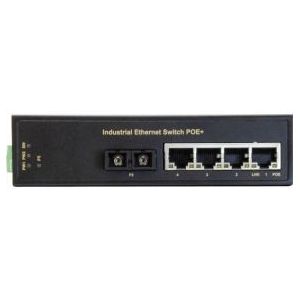 LevelOne IFP-0503 netwerk-switch Unmanaged Fast Ethernet (10/100) Power over Ethernet (PoE) Zwart