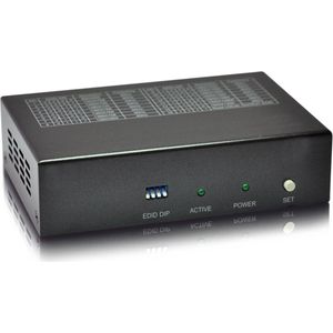 LevelOne HVE-9111T audio/video extender AV-zender Zwart