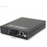 Level One - Gvm-1220 Glasvezel Mediaconverter - Zwart - Bedraad